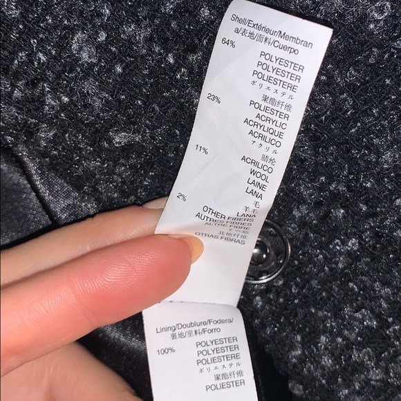 GAP Factory Tweed Cropped Button Jacket - Classic - Picture 6 of 7